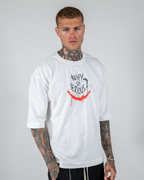 T-shirt Oversized Joker - White