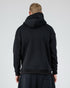 Hoodie With Snaps In Black