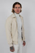 Ivory Suede Bomber