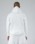 Hoodie With Snaps In White