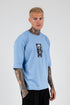 T-shirt Oversized Tokyo Panda - Sky Blue