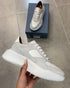Prestige Leather Sneakers Grey/White