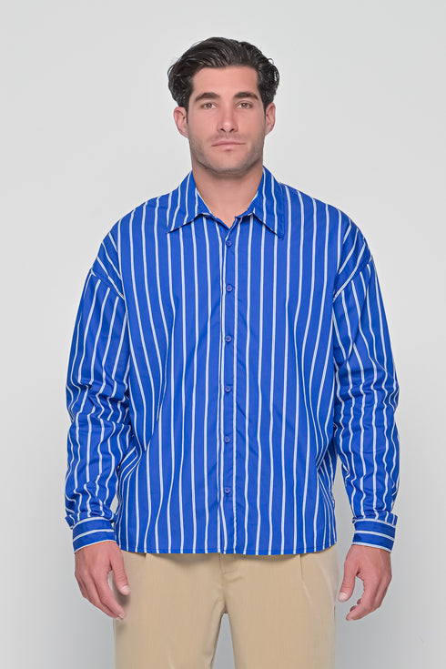 STRIPED OVERSIZED SHIRT