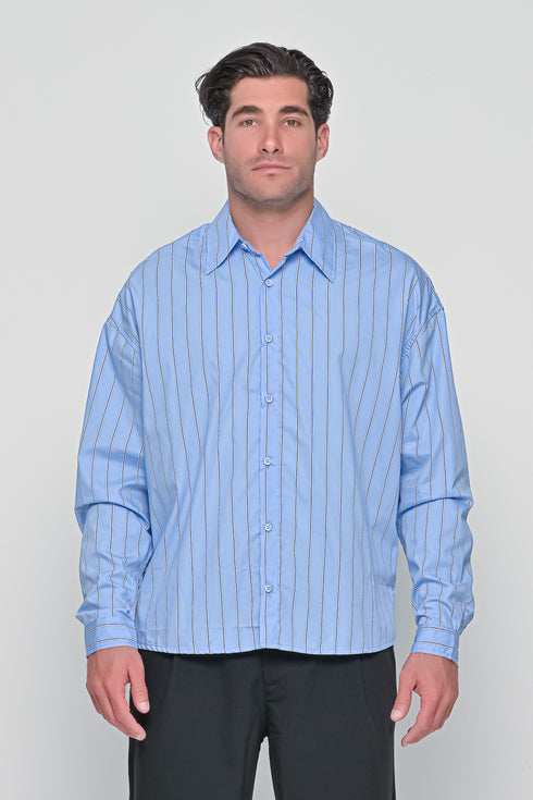 STRIPED OVERSIZED SHIRT