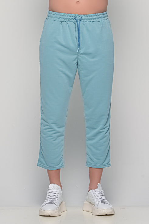 Set 3/4 T-shirt With Japanese Pants In Blue