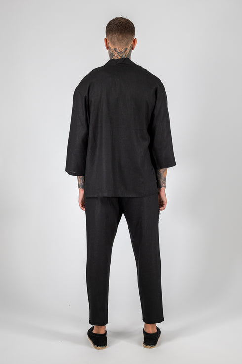 Mykonos Linen Set Shirt-Pants