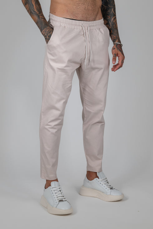 Crimson Chinos In Ekru
