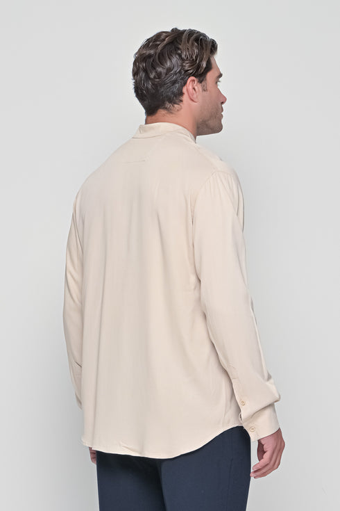 Notched Neck Shirt