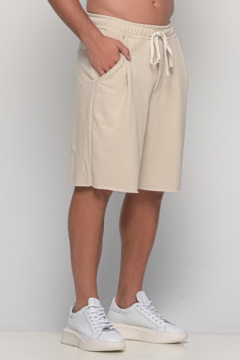 Oversized Shorts - Beige