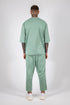 Set 3/4 T-shirt With Japanese Pants In Mint