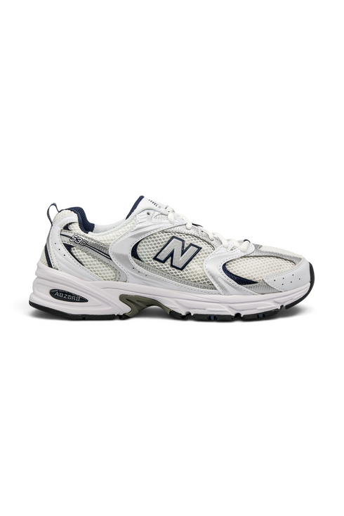 New Balance 530 White Silver Navy