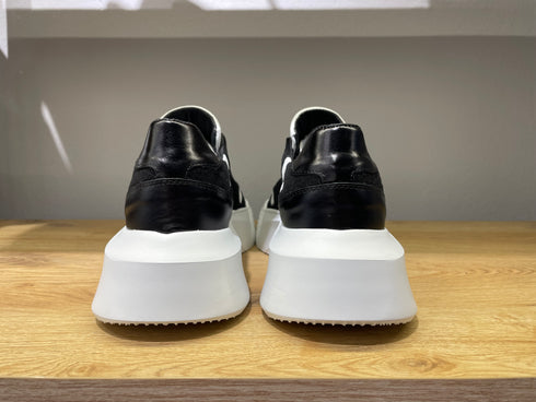 Prestige Leather Shoes Black/White