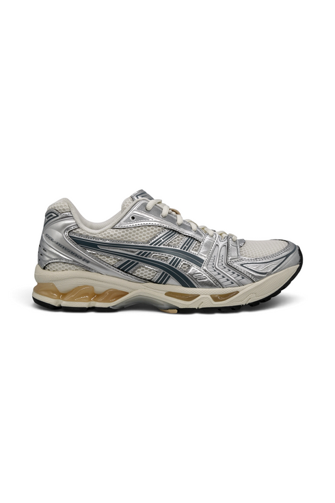 ASICS Gel-Kayano 14 Birch Pure Silver Teal Gold