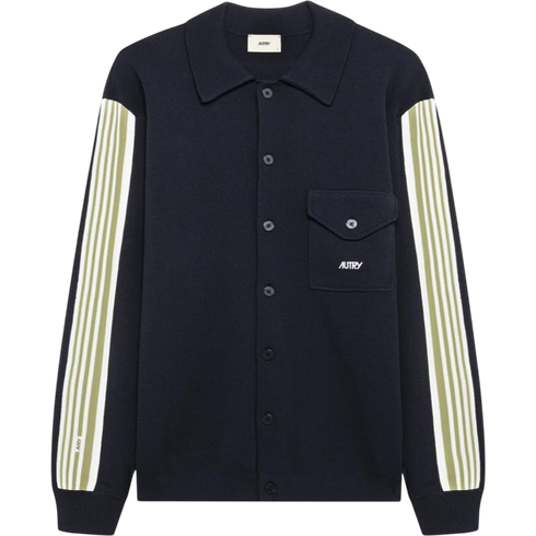 AUTRY KNITTED VISCOSE SHIRT JACKET MAN