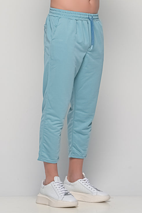 Set 3/4 T-shirt With Japanese Pants In Blue