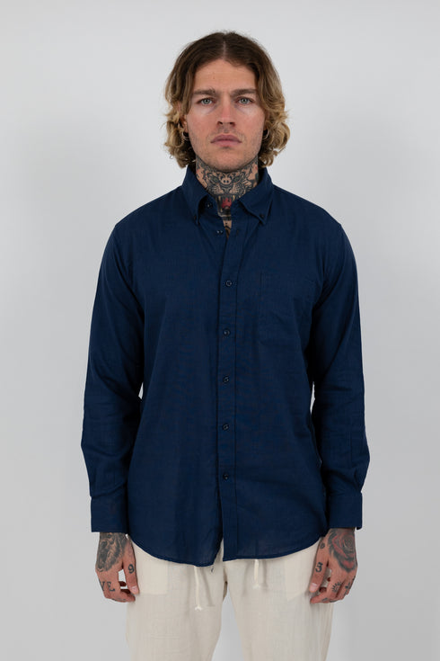 Ivory Breeze Linen Shirt