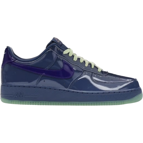 Nike Air Force 1 Low Patent Leather Mystic Navy Grape Ice