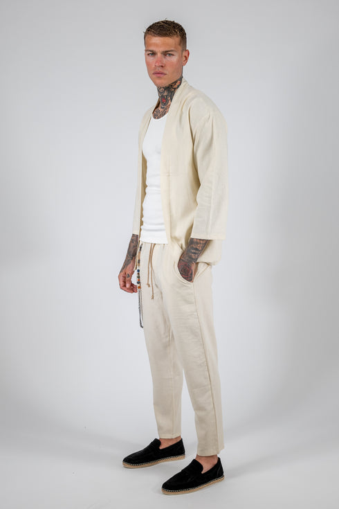 Mykonos Linen Set Shirt-Pants