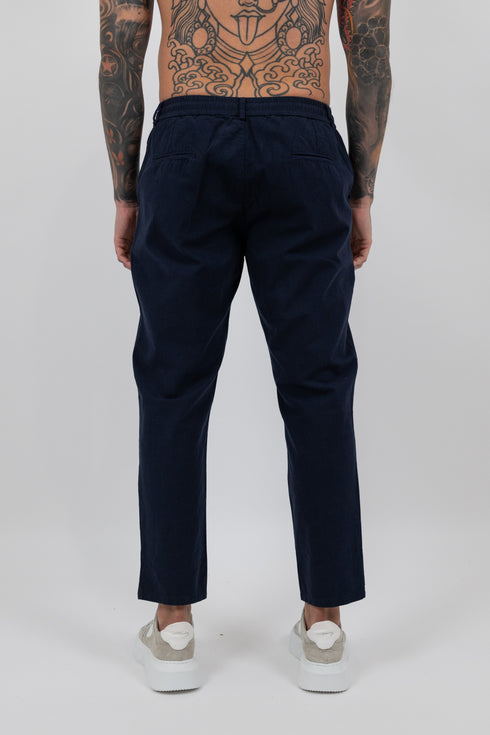 Natural Linen Relaxed Trousers