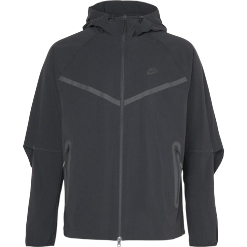 NIKE Tech Woven Windrunner Full-Zip Jacket BLACK