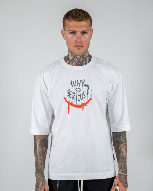 T-shirt Oversized Joker - White
