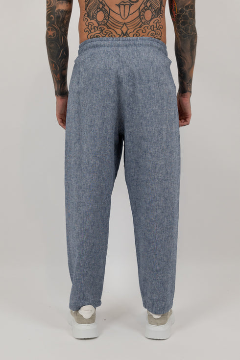 Slate Relaxed Linen Trousers