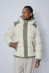 Men's Sherpa Puffer Jacket - μπροστά με τσέπη