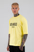 T-shirt Oversized LA - Yellow