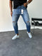 Boyfriend Jean - Blue with Fades