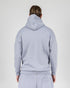 Hoodie With Snaps In Grey