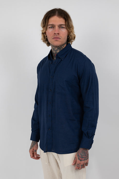 Ivory Breeze Linen Shirt