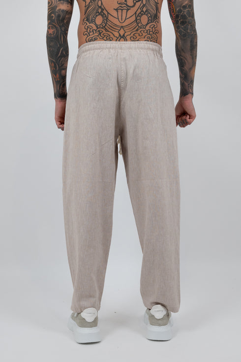 Slate Relaxed Linen Trousers