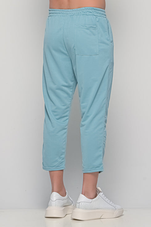 Set 3/4 T-shirt With Japanese Pants In Blue