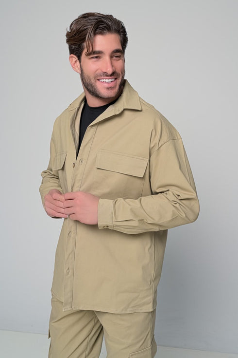 Overshirt In Beige