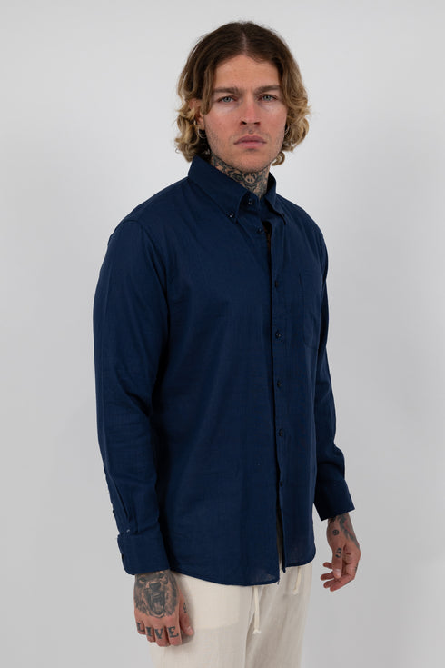 Ivory Breeze Linen Shirt