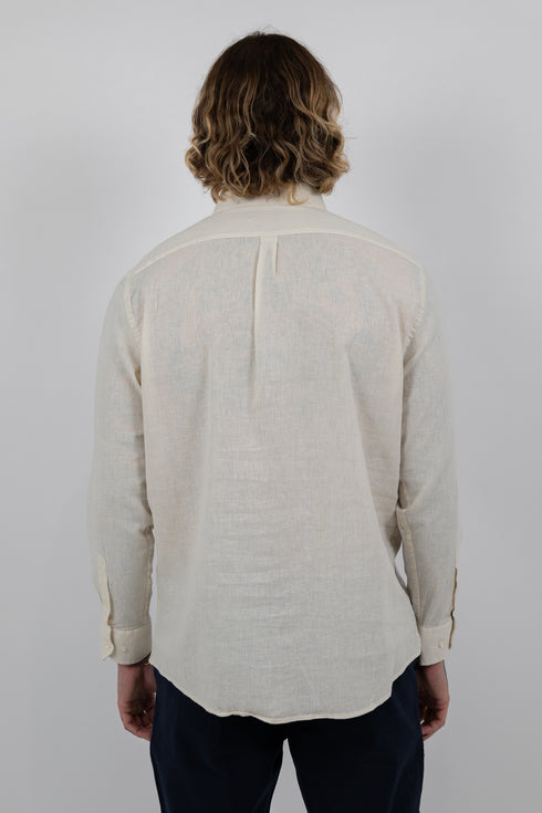 Ivory Breeze Linen Shirt