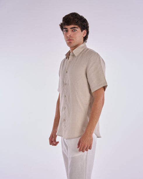 Line Biege Shirt G-7005