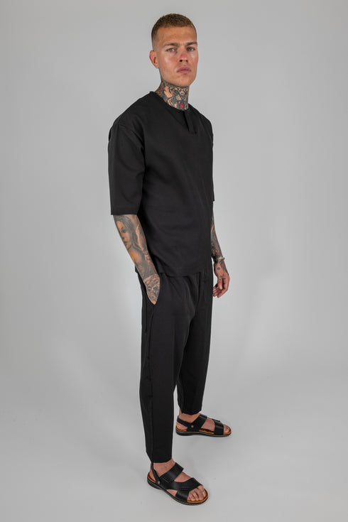 Aegean Breeze Set - Oversized T-Shirt/Balloon Pants