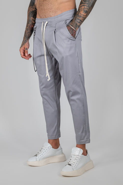 Pants With Chain In Grey