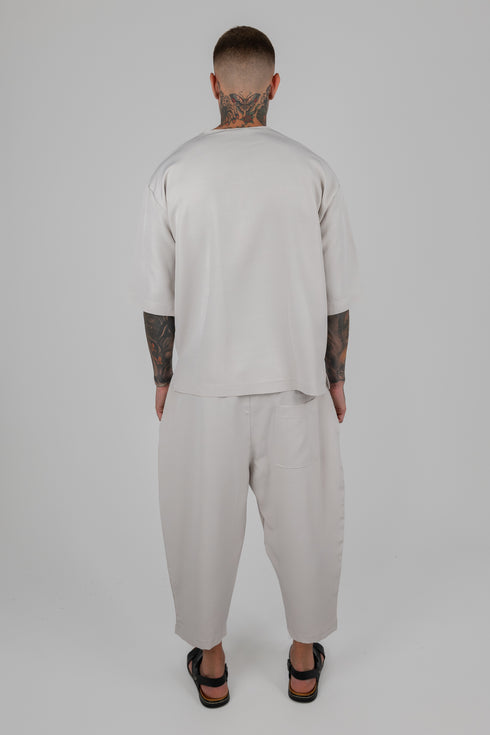 Aegean Breeze Set - Oversized T-Shirt/Balloon Pants