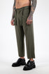 Olive Drip Pants