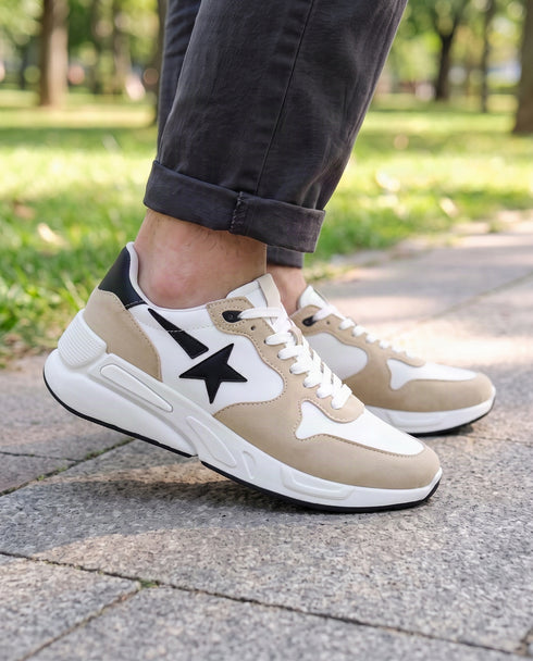 Shoes ORIO-4309-BEIGE/WHITE