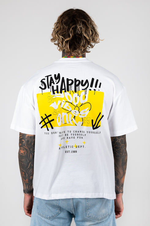 T-SHIRT STAY HAPPY OVER59