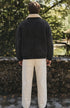 Sherpa Suede Aviator Jacket - πίσω