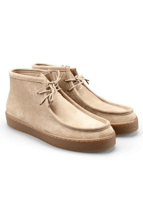 Desert Boots with Crepe Sole - Μπεζ