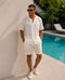 Set Oversized Linen Mallorca - White