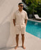 Set Oversized Linen Mallorca-Beige