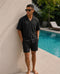 Set Oversized Linen Mallorca-Black