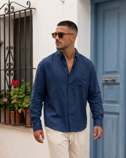 Ivory Breeze Linen Shirt
