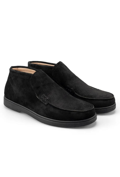 Loafer Ankle Boots - Μαύρο